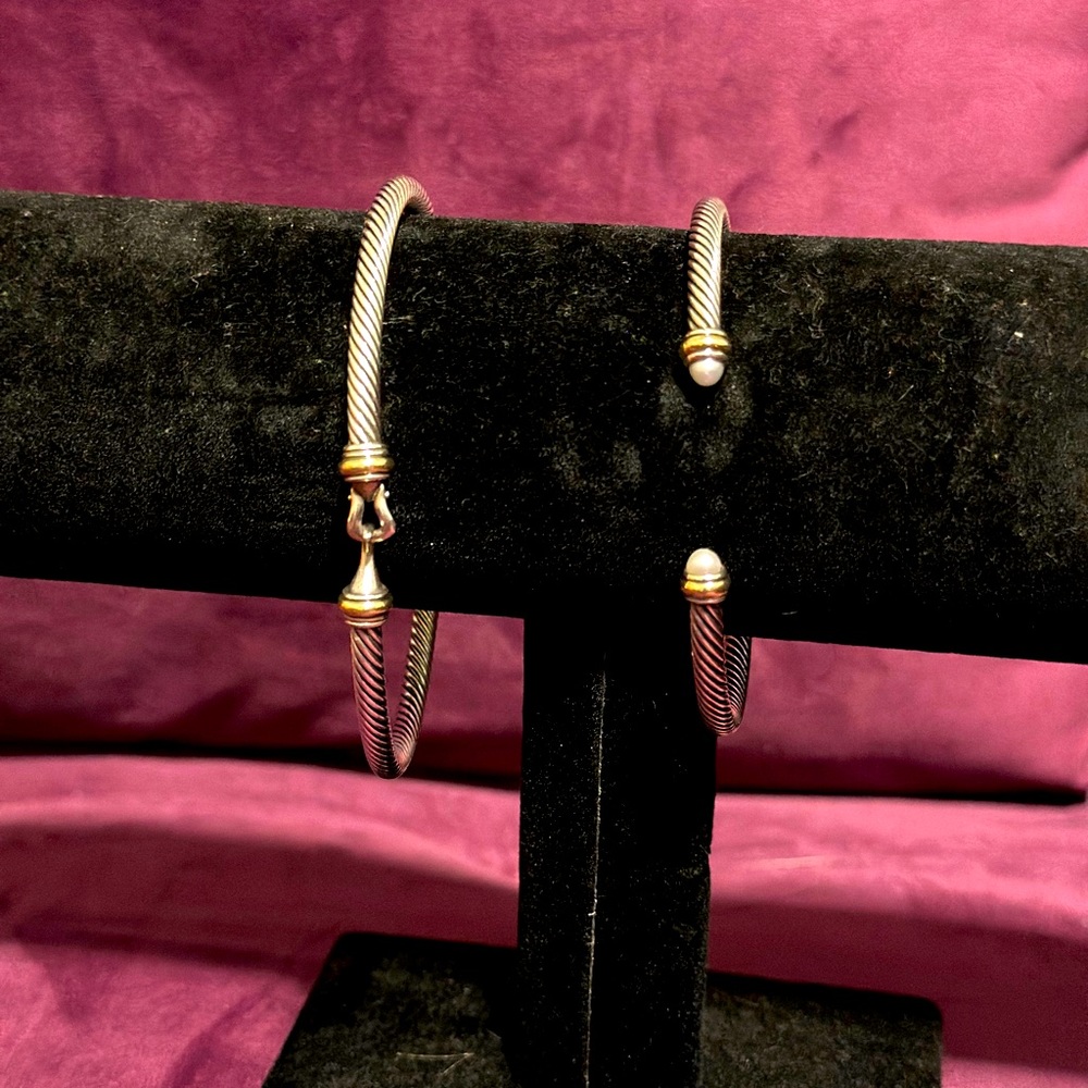 David Yurman bracelets! Half off. Original retail was $495 a piece. $250 each!